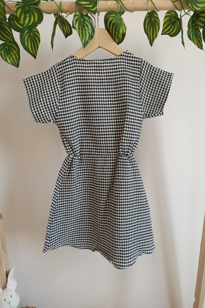 DFN Rochie în carouri pentru fete