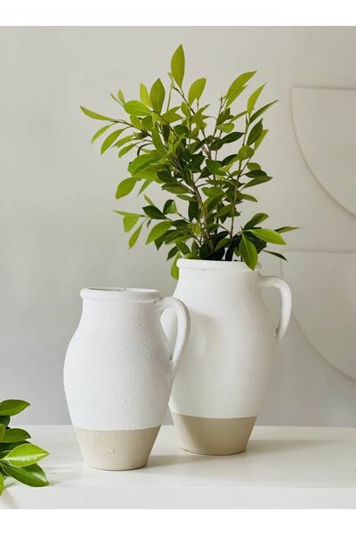 Allegorie.Co Limera 2li Tek Kulplu Vazo Dokulu Mat Latte