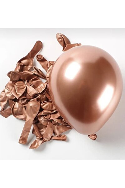 Chuva Chrome Balloon Copper 5 Inch Small Size 10 Pieces
