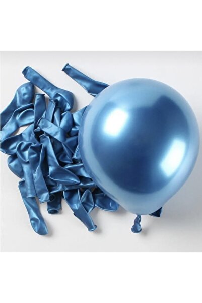 Chuva بالون كروم أزرق 5 بوصة حجم صغير 10 قطع