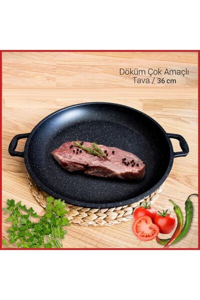 Genel Markalar Döküm Çok Amaçlı Çift Kulp Tava 36cm