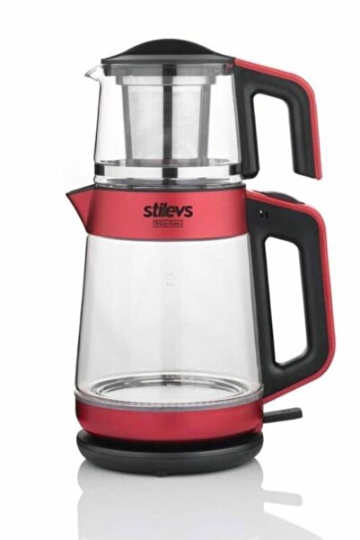 Genel Markalar Stilevs Biçay Glass Cam Çaycı Vişne Sıh30552