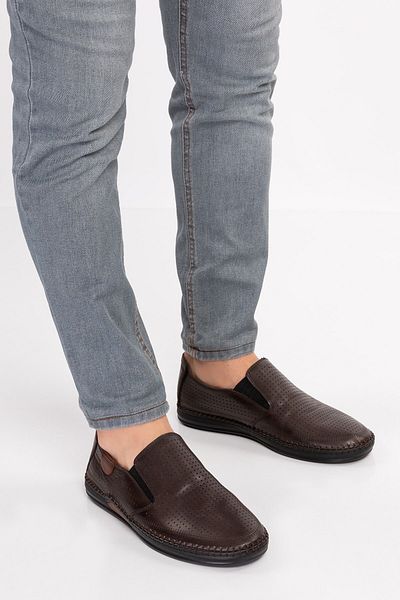 maximoda Δερμάτινα παπούτσια με ραμμένη καλοκαιρινή σόλα από γνήσιο δέρμα