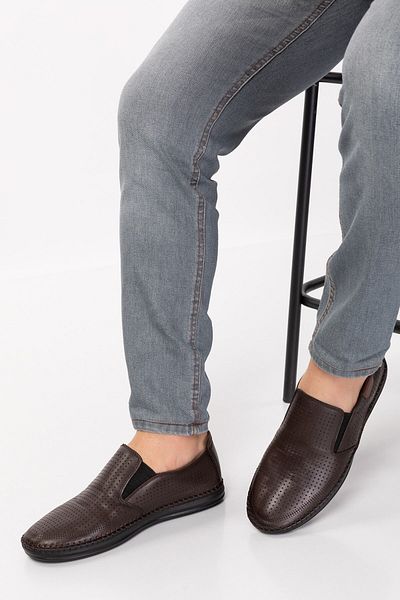 maximoda Δερμάτινα παπούτσια με ραμμένη καλοκαιρινή σόλα από γνήσιο δέρμα