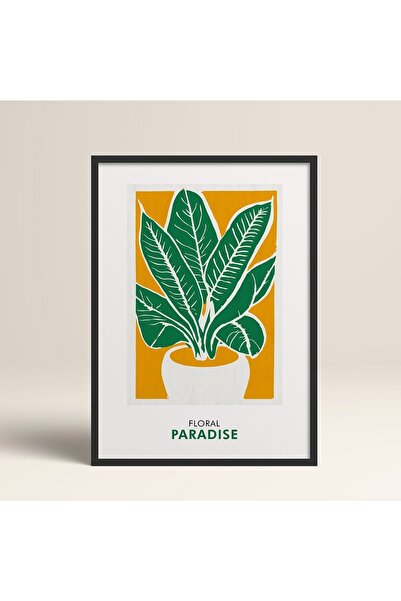 HOMEPACK Crna slika u drvenom okviru, uokviren poster, umetnički moderni zidn...