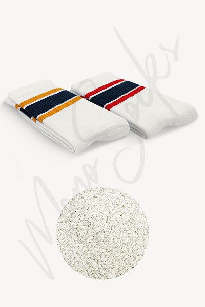 Mono Socks Αθλητικές κάλτσες τένις 2 συσκευασιών