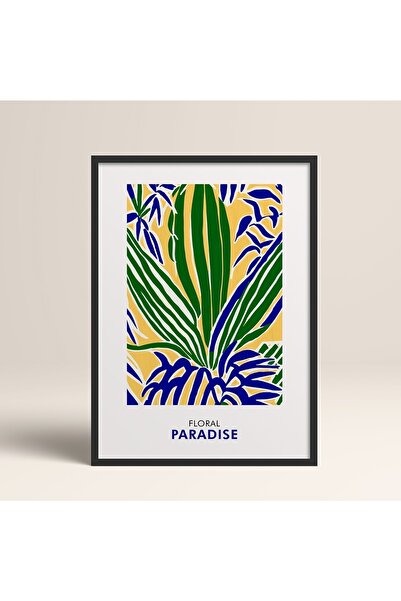 HOMEPACK Crna slika u drvenom okviru, uokviren poster, umetnički moderni zidn...