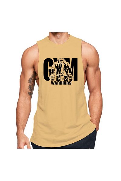 Black İstanbul Gym Warriors Zero Arm Fitness Athlete