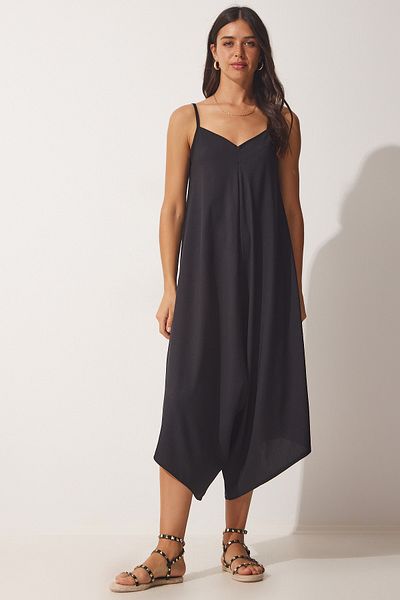 Happiness İstanbul Dámský oversize oversize oversize kombinéza Shalwar ZH00031