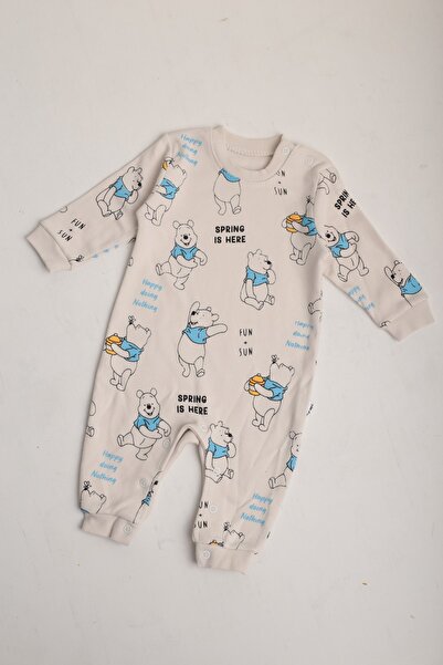 Baby Mii Winie The Pooh Erkek Bebek Tulum-0154