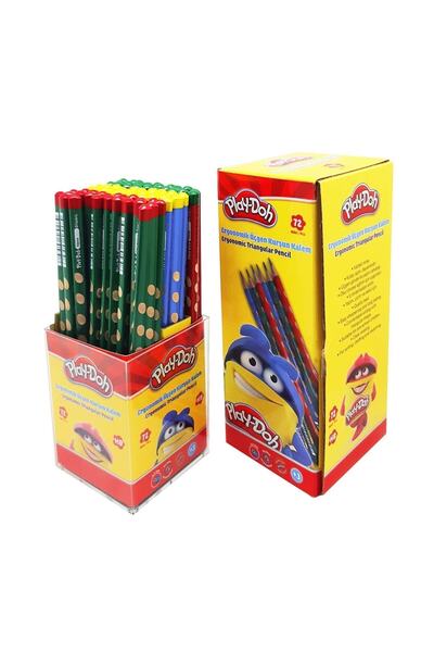 Play Doh Play-doh Oluklu Üçgen Kurşun Kalem 72'li