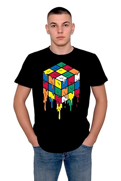 baskwear Tricou cu fluid combinat Intelligence Cube Tricou unisex
