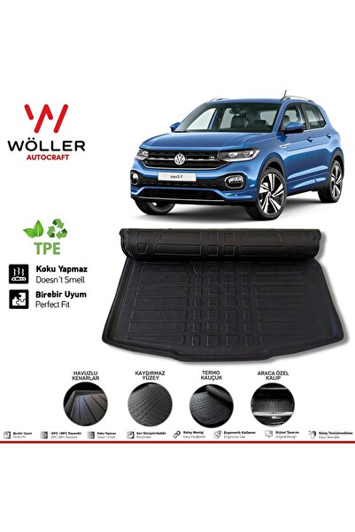 wöller Volkswagen T Cross Bagaj Havuzu 2022 Sonrası 3d Ultraflex Esnek