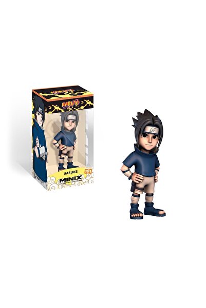 GIOCHI PREZIOSI Naruto Sasuke Uchıwa 12 Cm Minix Collectible Figure Exclusive Series