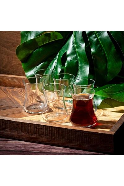 LAV Garnet Set of 6 Tea Glasses - 170 Ml