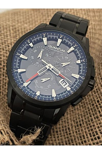 Quantum Ttg859.650 Steel Cord Men's Wristwatch with Calendar Function - New Season