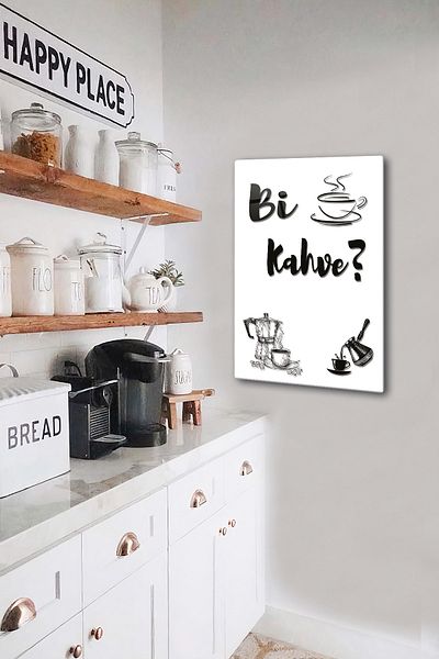 Decorita Masa din sticla |   Colțul de cafea - Bi Coffee |   Fundal alb |