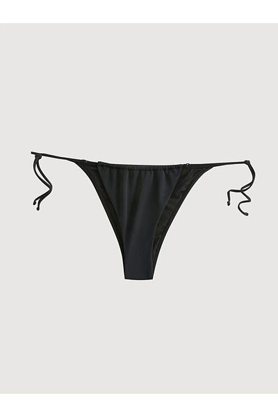 LC Waikiki Lcw Dream μονόχρωμη γραβάτα Λεπτομερής γυναικείος πάτος μπικίνι