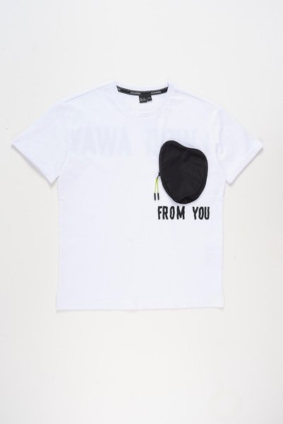 Doctor junior Boy's Oversize White T-Shirt