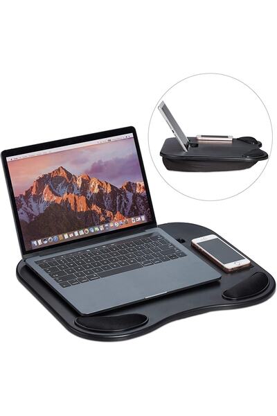 Relaxdays Black Lapdesk