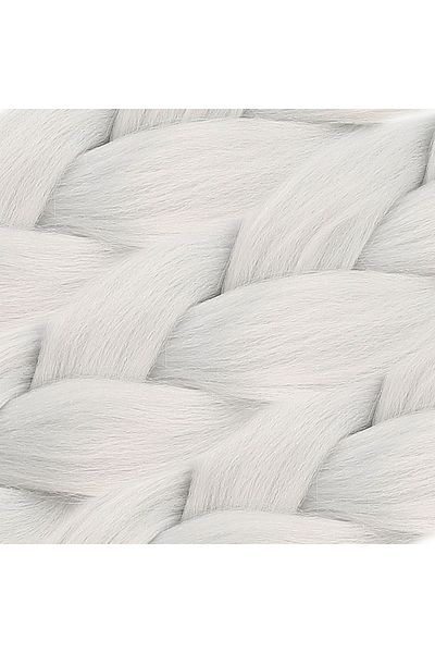 KONAK PERUK Synthetic Braiding Hair 100 Gr- Light Gray