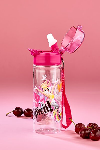 ALİNA HOME Healthy Polycarbonate Flask 500 Ml, Flask with Straw 500 Ml