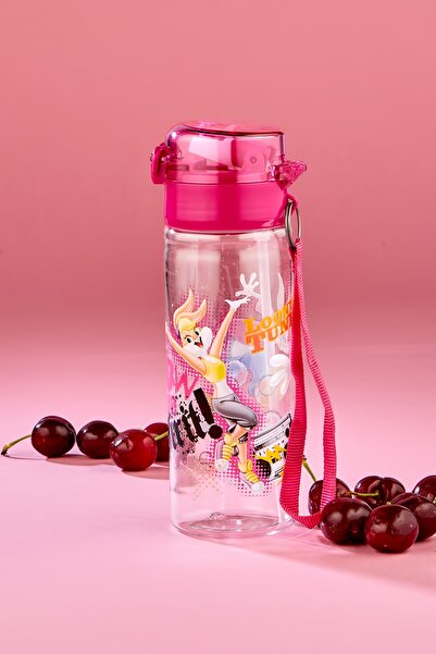 ALİNA HOME Healthy Polycarbonate Flask 500 Ml, Flask with Straw 500 Ml