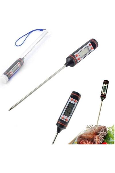Xnews Dijital Muk Termometresi - Sıcaklık Ölçer Gıda, Yemek, Et, Süt Sıcaklık...