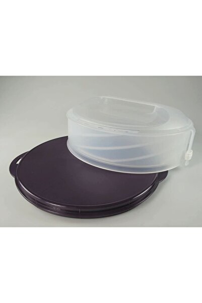 CALRADİA Tupperware Crystal - خدمة كعكة المعجنات الأكورديون