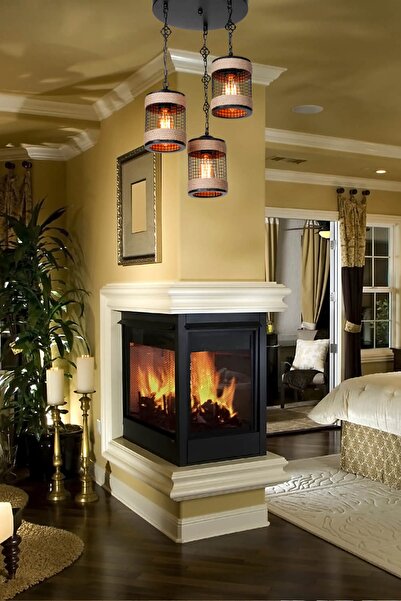 Modelight İlayda 3Lü Avize Siyah