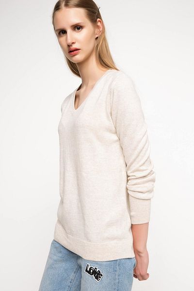 DeFacto Pulover de damă tricot cu decolteu în V F7088AZ.17AU.BG238