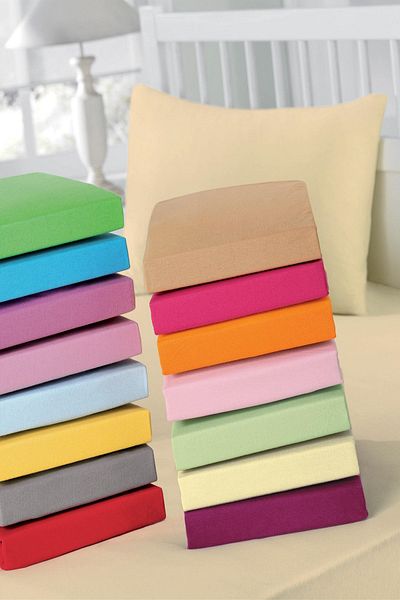Taç Milk Coffee Colored Single Jersey Combed Cotton Sheet Set