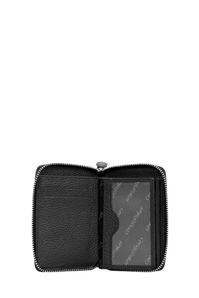 CENGİZ PAKEL Leather Black Women's Wallet 13694