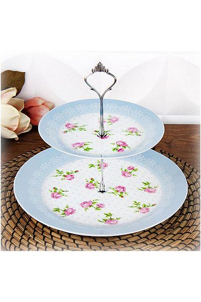 Ün-Ev Porcelain 2-Layer Cookie Holder