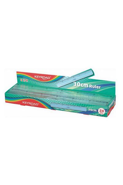 KEYROAD 30 cm Flexible Ruler Transparent (KR971327) (257423)