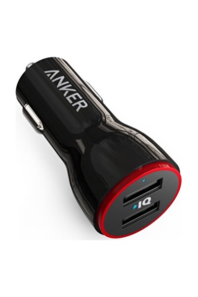 Anker PowerDrive 2 24W 4.8 Amper Araç Şarj Cihazı Siyah - A2310 - OFP