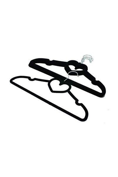 Ün-Ev 10'lu Kadife Kaydırmaz Elbise Askısı Unr-451-syh.(mh01) Syh