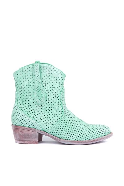 SailLakers - Γνήσιο δέρμα Water Green Γυναικείες Μπότες 105-2596-VENUS