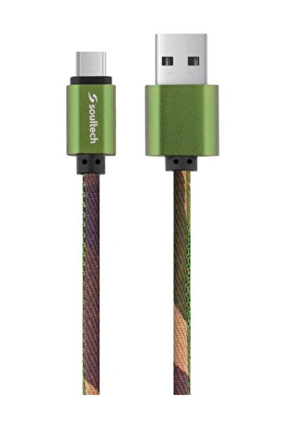 Soultech 2A Micro Army Metal Platinum Data Kablo Kamuflaj