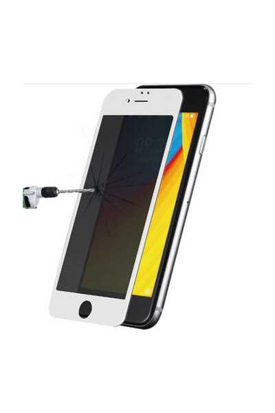 Ally Mobile İPHONE 7 İPHONE 8 3D FULL PRİVACY GİZLİLİK KIRILMAZ CAM EKRAN KOR...