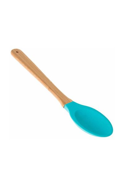Ün-Ev Silicone Spoon with Bamboo Handle