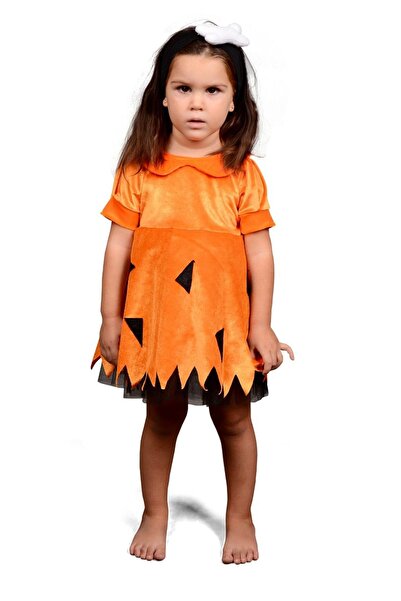 Annee Bakk Taş Devri Çakıl Kız Çocuk Kostümü, Çakıl Ve Bambam Karakter Kostüm...