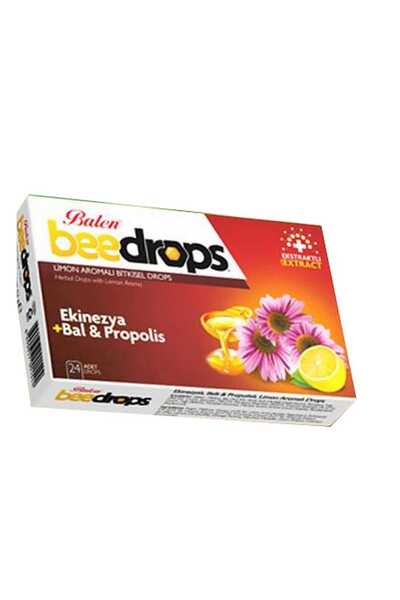 Balen قطرات بنكهة الليمون مع الإخناس والعسل والبروبوليس 24 قطرة من المعدن