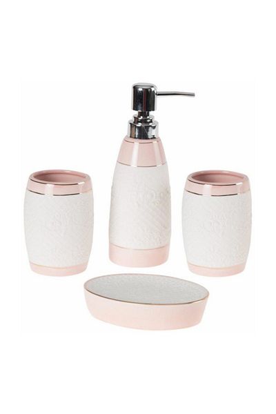 Ün-Ev Ceramic Luxury Bathroom Set of 4
