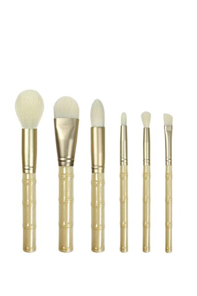 nascita 6'lı Çantalı Makyaj Fırça Seti - Bamboo Serisi NASBRUSHSET26