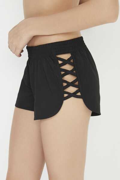 Penti Siyah Cross Deniz Şortu