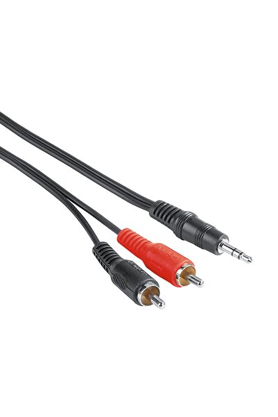 Hama Hm.205106 3.5mm - 2rca 2m Ses Kablosu Siyah