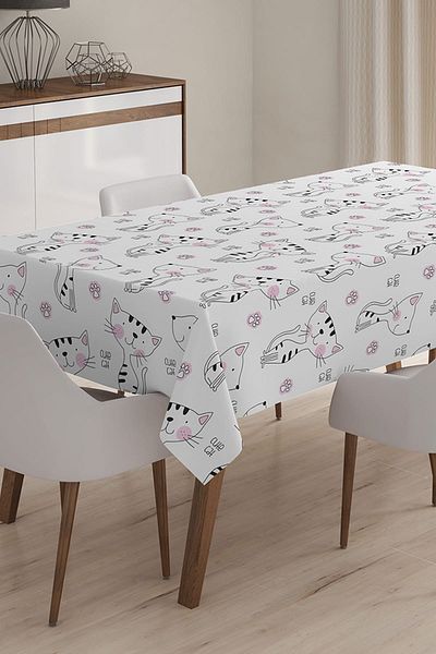 Realhomes Custom Design 3D Digital Printed Tablecloth - 120 x 140 cm