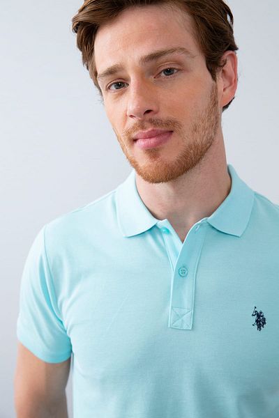 U.S. Polo Assn. Ανδρικό μπλουζάκι πόλο με λαιμόκοψη G081GL011.000.739379