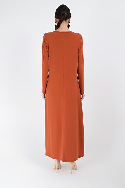 Bym Fashion Γυναικείο φόρεμα από τούβλα 3202